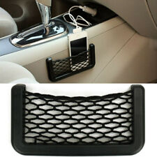 Car Interior Accessories Body Edge Black Elastic Net Storage Phone Holder Usa