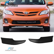 Fits 2011-2013 Toyota Corolla Oe Style Front Bumper Lip Body Kit Spoiler 2pc Pp