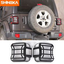 Rear Tail Light Lamp Guards Cover Protector For Jeep Wrangler Jl 18 Led Lights