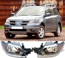 Mitsubishi Outlander Front Head Lamp Headlights Assembly For 2003-2005 2pcs