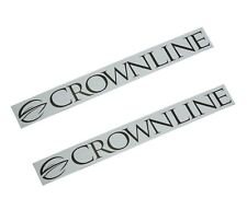 2pc Set New Crownline Logo Boats Vinyl Decal Stickers Boat Outboard Motor