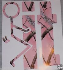 F It Real Tree Pink Camo Window Decal Decals Sticker Mossy Oak Camouflage