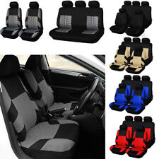 For Honda Civic Sedan Coupe Premium Cloth Auto Car Seat Covers Full Set Washable