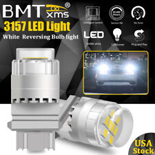 White 3157 3156 3457 4157 Led Backup Reverse Tail Brake Turn Signal Light Bulbs