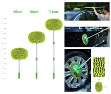 Microfiber Wax Auto Dust Car Wash Mop Cleaning Cleaner Brush Tool Telescoping