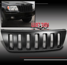 For 99-04 Jeep Grand Cherokee Sport 4dr Front Hood Upper Black Abs Grille