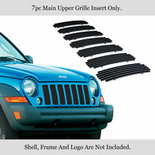For 2005-2007 Jeep Liberty Stainless Steel Black Billet Grille