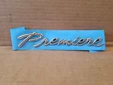Brand New Chevy Oldsmobile Premiere Oem Chrome Badge 10328755
