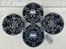 2023 Ford F350 F250 Sport Ebony Black 18 Oem Wheels Platinum Lariat Xlt Lugs