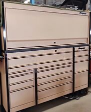 Snap On Tool Box Kmp1163 With Krxl2972 Workcenter Hutch And Bedliner Power Top.