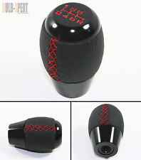 For Mazda 10mm X 1.25 Rx7 Rx8 3 6 6 Speed Leather Red Stitching Shift Knob