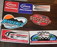 Lot Of 11 Racetrack Racing Decals Stickers Fontana Phoenix More