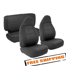 Smittybilt 471301 Neoprene Black Seat Cover Set For 2003-2006 Jeep Wrangler Tj