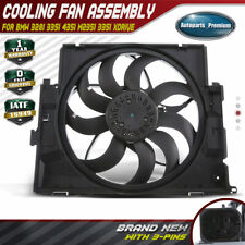 Radiator Engine Cooling Fan Assembly For Bmw 328i 335i 435i M235i Xdrive 12-16