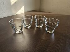 Anchor Hocking Clear Glass Small Flower Pots Set Of 4