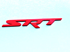 Charger Challenger Jeep Grand Cherokee Gloss Red Srt Emblem Nameplate