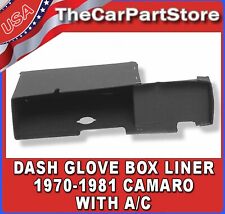 Dash Glove Box Inner Cardboard Insert Liner For 1970-1981 Camaro Z28 With Ac