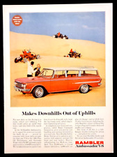 Rambler Ambassador V-8 Original 1962 Vintage Print Ad