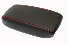 Fits 94-01 Acura Integra Vinyl Leather Ctr Console Lid Armrest Cover Red Stitch