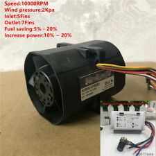 Modified Car Electric Turbine Dual Fan Turbo Charger Boost With Speed Controller
