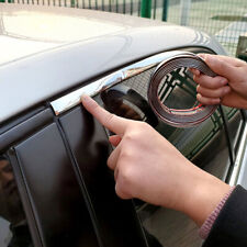 3m10mm Chrome Car Door Side Protector Trim Molding Decoration Strips Universal