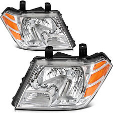 Headlight Assembly For Nissan For Frontier 2009-2019 Chrome Housing Pair