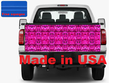Camo 1 Pink Tailgate Wrap Vinyl Graphic Decal Sticker Truck Pickup