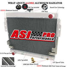 3row Aluminum Radiator For 1975-19781976 Ford Mustang Ii 5.0l V8 302cu Pro