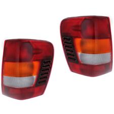 Pair Tail Light For 2002-2004 Jeep Grand Cherokee Driver Passenger Side Assembly