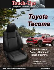 2016-2022 Toyota Tacoma Double Cab Black Leather Seat Covers Replacements Kit