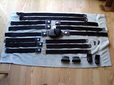 67-71 Gm Black Deluxe Seat Belts Full Set Nice Gs Gto 442 Chevelle Ss