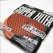 200mm Hks Super Megaflow Air Filter Replacement Only Red Dry
