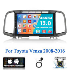 For Toyota Venza 2008-2016 Android 13 Car Stereo Navi Wifi Bluetooth Radio Cam
