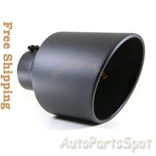 Stainless Steel Rolled Edge 20 Exhaust Tip Diesel 5 Inlet 10 Outlet 15 Long