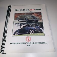 1938-39 Ford Book Compendium Restoration Early Ford V-8 Club America Spiralbound