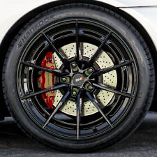 20 Savini Sv-f1 Black Forged Concave Wheels Rims Fits Porsche 718 Cayman