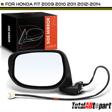 New Black Powered Mirror For Honda Fit 2009-2014 76258-tk6-305 Left Driver Side