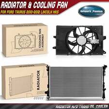 Radiator Cooling Fan Assembly Kit For Ford Taurus 10-12 Lincoln Mks 3.5l 3.7l