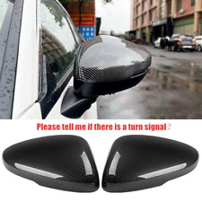For 2023 Acura Integra Carbon Fiber Abs Side Rearview Mirror Top Cap Cover Trim