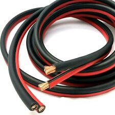 Battery Booster Jumper Cable Twin Wires Flexible Pure Copper 2 Gauge Awg Size