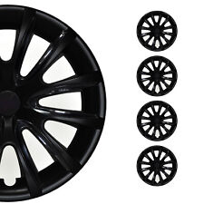 16 Wheel Covers Hubcaps For Toyota Corolla Black Matt Matte