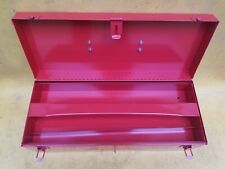 Vintage 1987 Red Snap On Tool Box Kra-24a With Tray