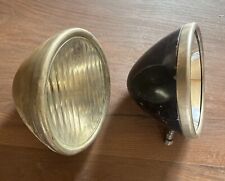 Model A Ford Headlights Headlamps Vintage Pair For Refurb Rat Rod Usa