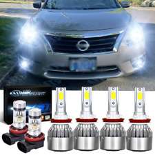 For 2007-2018 Nissan Altima Combo Led Headlight High Low Fog Light Bulbs Kit H