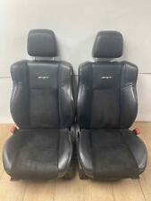 Front Lh Rh Electric Seat Black Leather Set Of 2 Fits 11-14 Dodge Charger Srt8