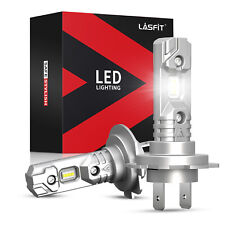 Lasfit Led Highlow Beam Conversion Kit H7 Bulbs Super Bright 6000k Plugplay 2x