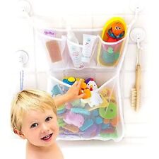 Original Tub Cubby Bath Toy Storage Organizer - With Suction Cup Adhesive H...