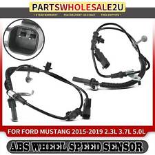 2x Front Left Right Abs Wheel Speed Sensors For Ford Mustang 2015-2019 2 Pins