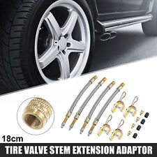 Tire Valve Extension Stem Adaptor Tool 4 Dual Valve Stem Extender Pipes 180mm