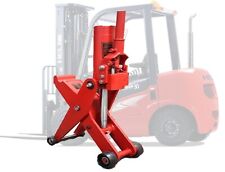 5 Ton Hydraulic Forklift Jack Dual Position Truck Tractor Scissor Lift Jack New